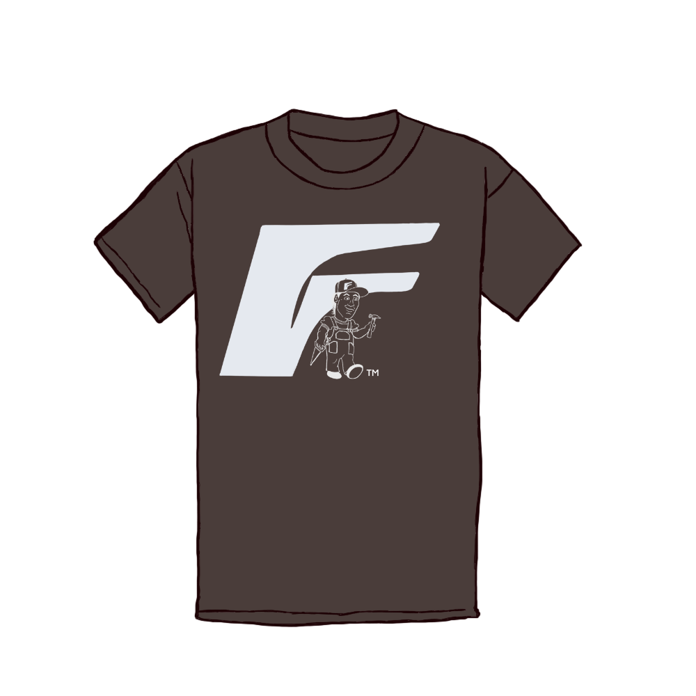 F-Man Heavyweight Tee - Brown