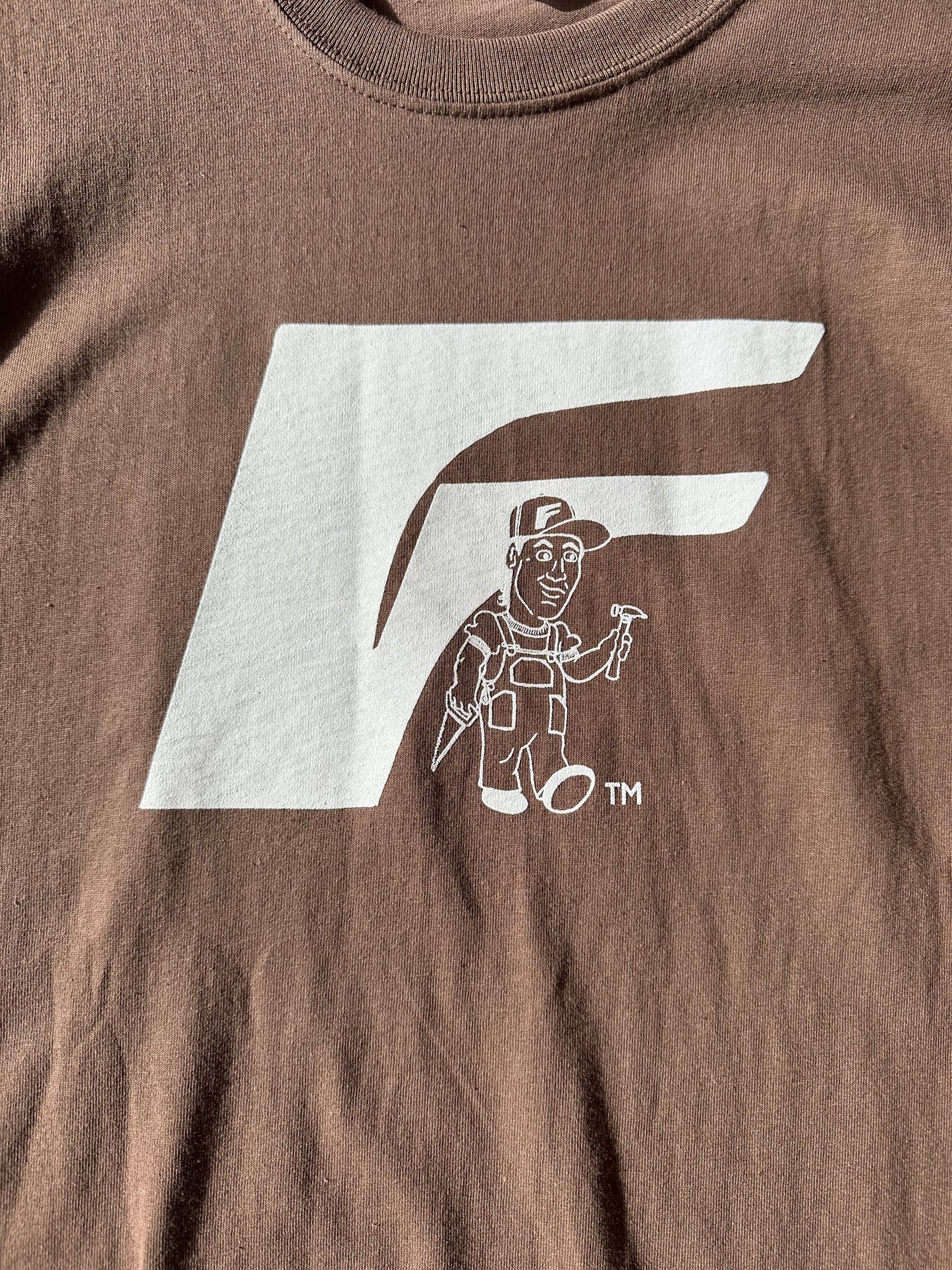 F-Man Heavyweight Tee - Brown