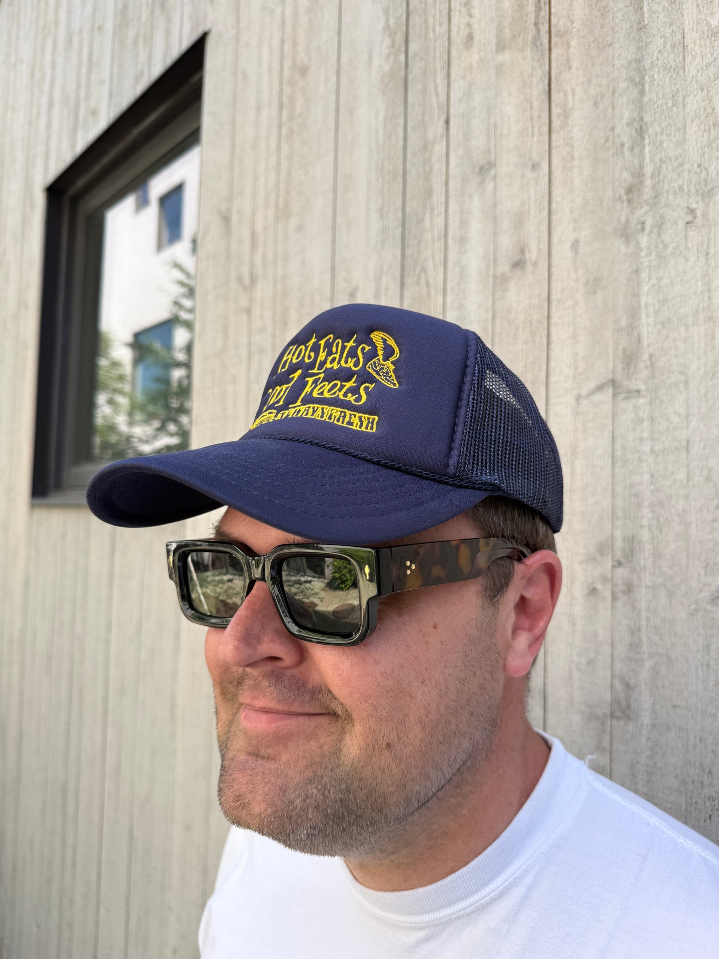 **PRE-ORDER LIVE**Hot Eats Cool Feets x FNFF Collab Trucker hat