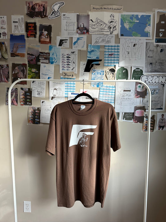 F-Man Heavyweight Tee - Brown