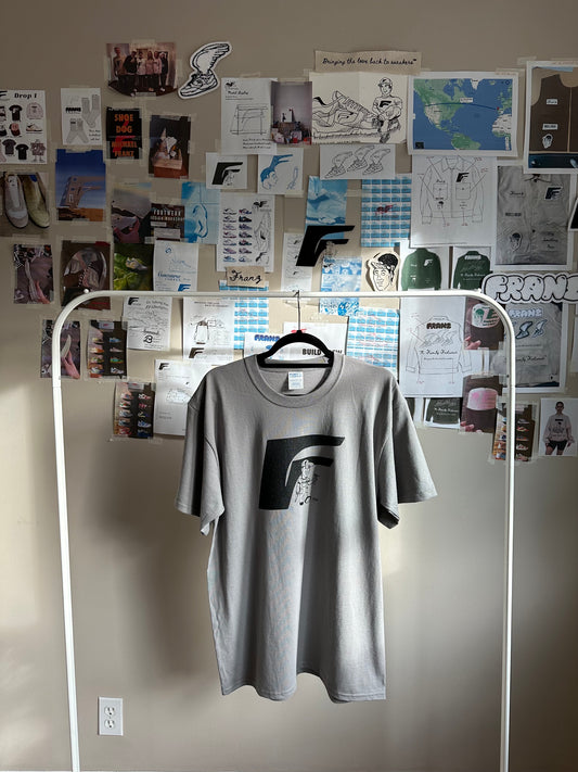 F-Man Heavyweight Tee - Medium Gray