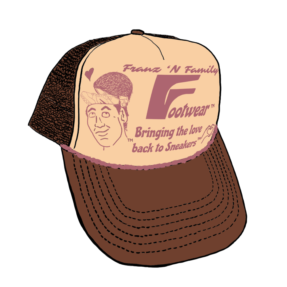 Foam Trucker Hat - Brown/Pink