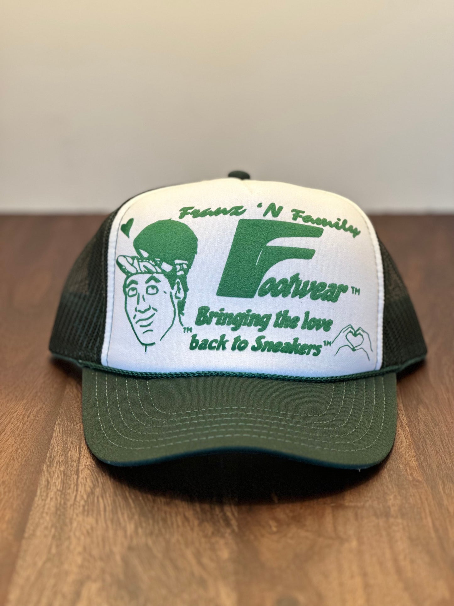 Foam Trucker Hat - White/Green