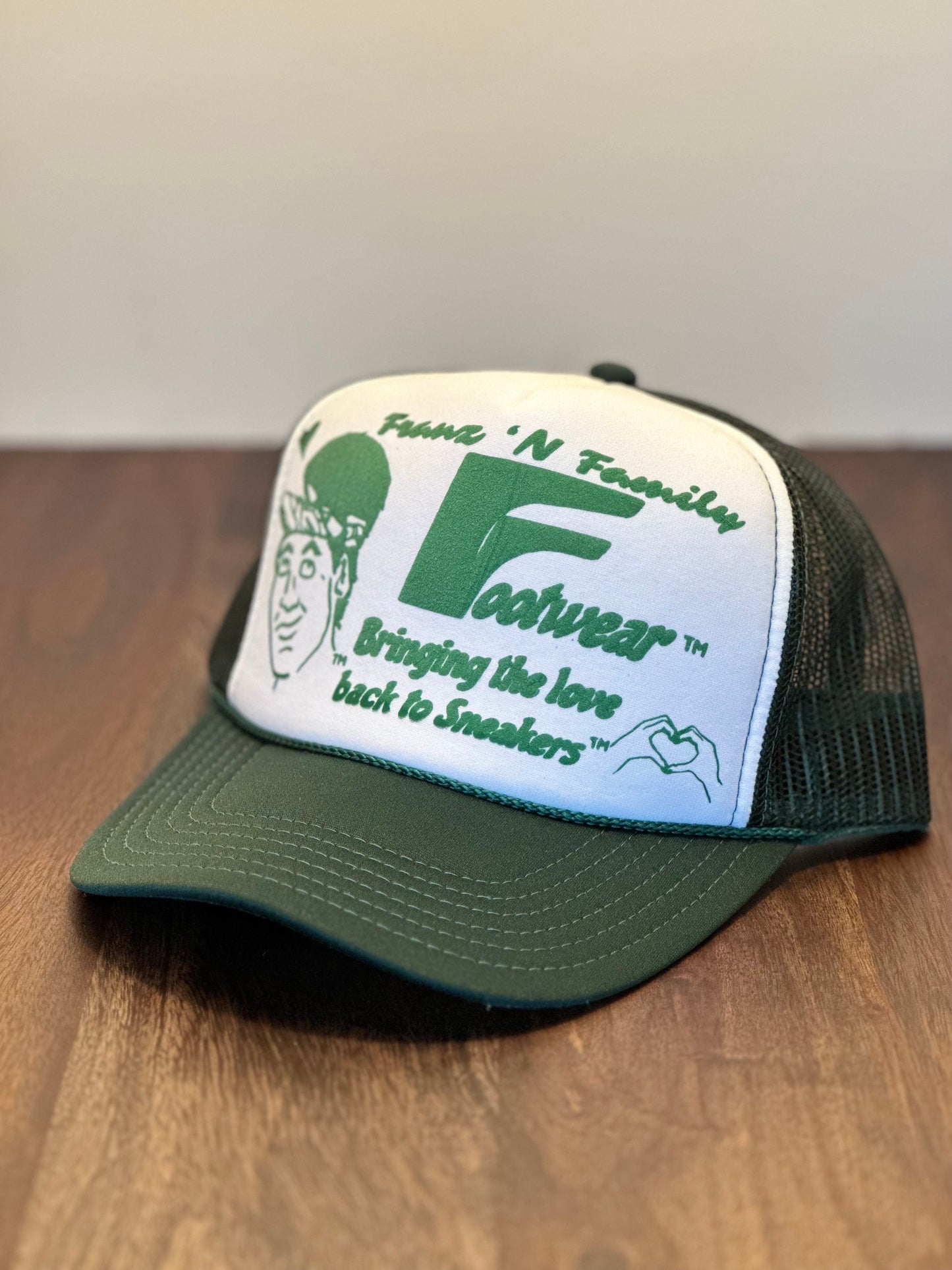 Foam Trucker Hat - White/Green