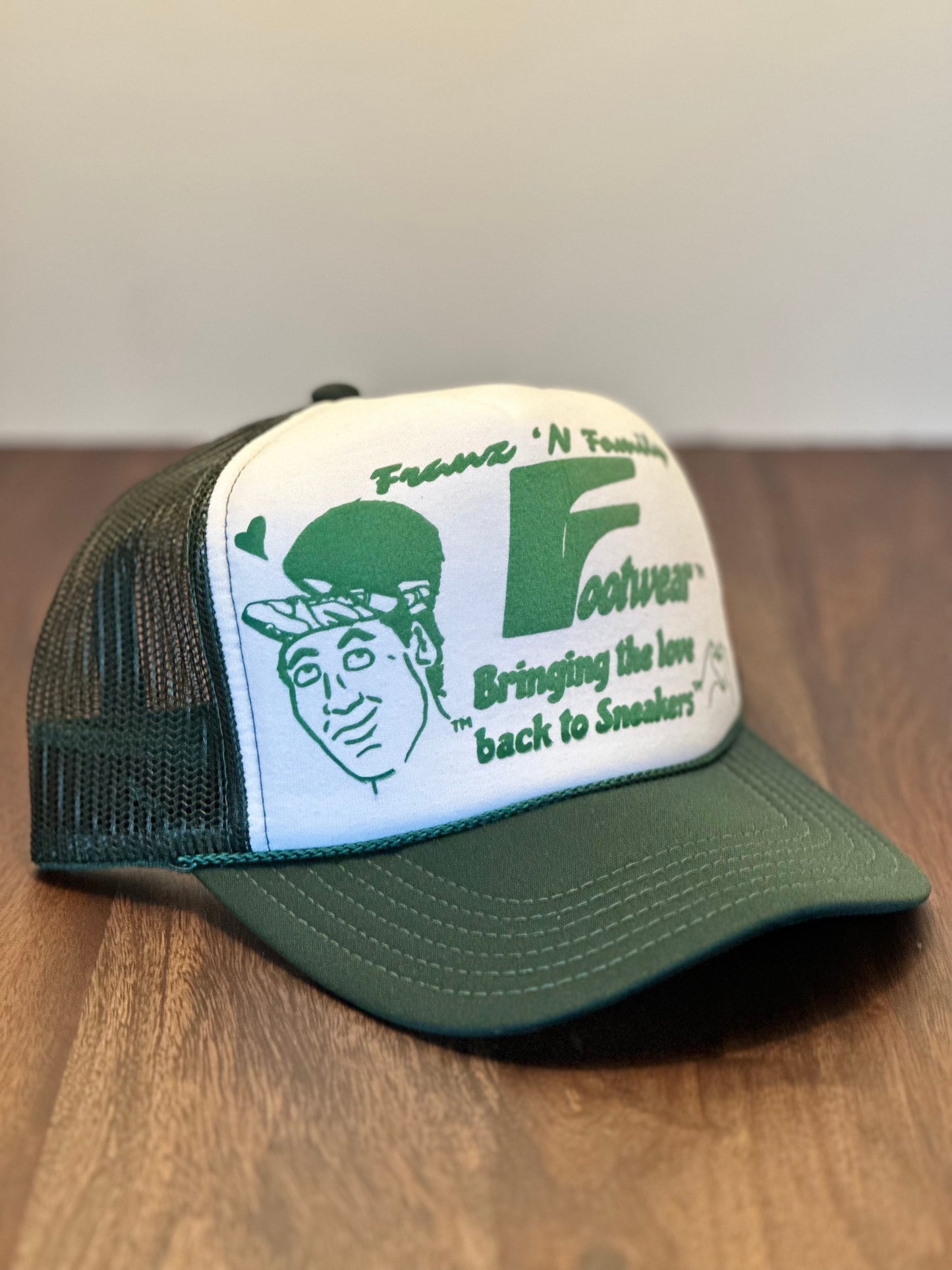 Foam Trucker Hat - White/Green